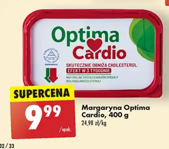 Biedronka Margaryna Optima Cardio, 400 g oferta