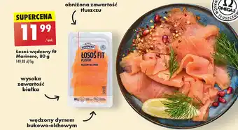 Biedronka Łosoś wędzony fit Marinero, 80 g oferta