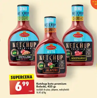 Biedronka Ketchup keto premium Roleski, 425 g oferta