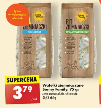 Biedronka Wafelki ziemniaczane Sunny Family, 75 g oferta