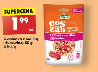Biedronka Owsianka z maliną i żurawiną, 50 g oferta