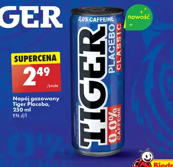 Biedronka Napój gazowany Tiger Placebo, 250 ml oferta