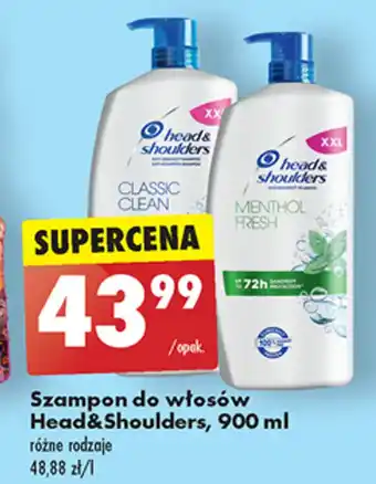 Biedronka Szampon do włosów Head&Shoulders, 900 ml oferta