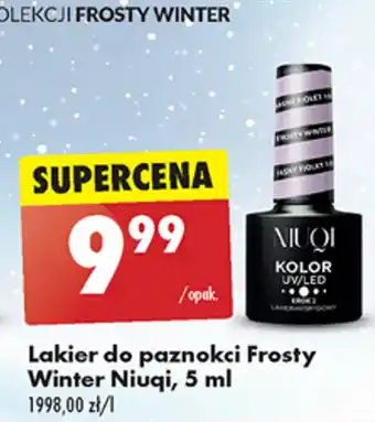 Biedronka Lakier do paznokci Frosty Winter Niuqi, 5 ml oferta