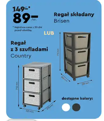 Biedronka Regał składany oferta