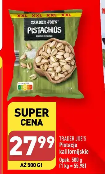 ALDI Pistacje kalifornijskie 500 g oferta