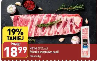 ALDI Żeberka wieprzowe paski 1 kg oferta