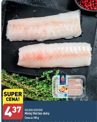 ALDI Mintaj filet bez skóry Cena za 100 g oferta