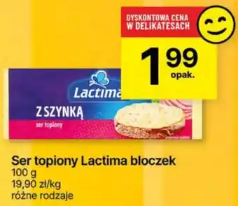 Delikatesy Centrum Ser topiony Lactima bloczek 100 g oferta