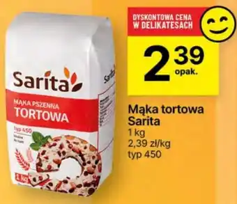 Delikatesy Centrum Mąka tortowa Sarita 1kg oferta