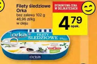 Delikatesy Centrum Filety śledziowe Orka 102g oferta