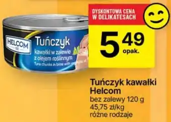 Delikatesy Centrum Tuńczyk kawałki Helcom 120g oferta