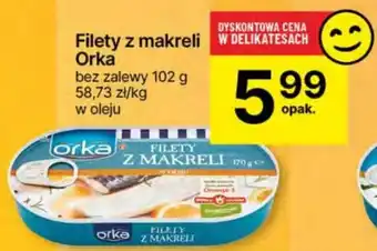 Delikatesy Centrum Filety z makreli Orka 102g oferta