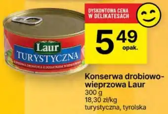 Delikatesy Centrum Konserwa drobiowo-wieprzowa Laur 300g oferta