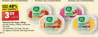 Biedronka Hummus go vege oferta
