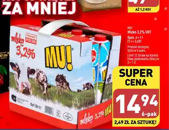 ALDI MU! Mleko 3,2% UHT 6x1l oferta