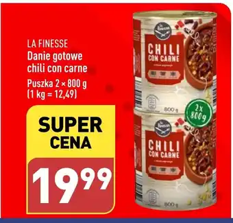 ALDI LA FINESSE Danie gotowe chili con carne 2 x 800g oferta