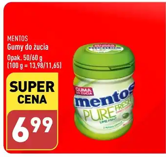 MENTOS Gumy do żucia 50/60g