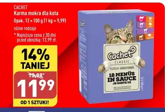 ALDI CACHET Karma mokra dla kota 12 × 100 g oferta