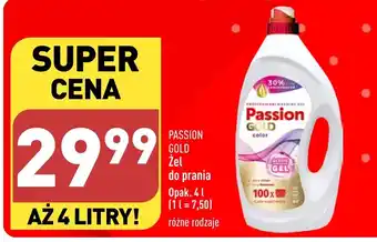 ALDI PASSION GOLD Żel do prania 4l oferta