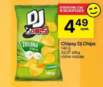 Delikatesy Centrum Chipsy Dj Chips 140 g oferta