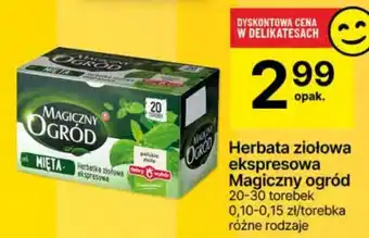Delikatesy Centrum Herbata ziołowa ekspresowa Magiczny ogród 20-30 torebek oferta