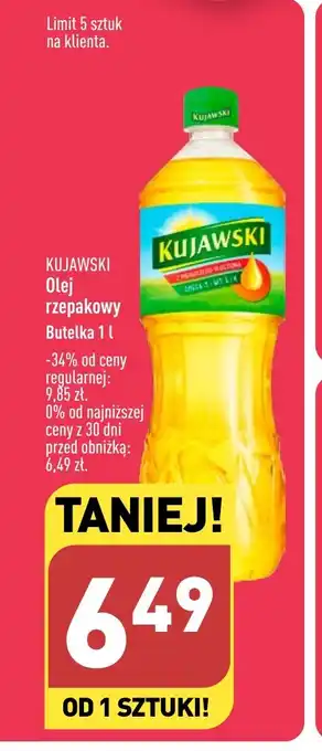 ALDI KUJAWSKI Olej rzepakowy 1l oferta