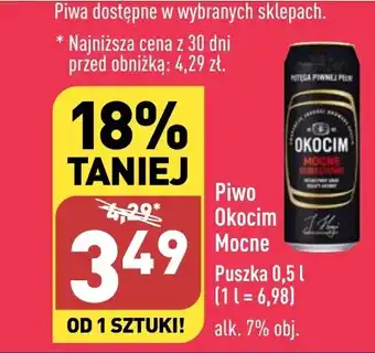 ALDI Piwo Okocim Mocne 0,5l oferta