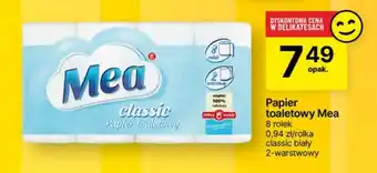 Delikatesy Centrum Papier toaletowy Mea 8 rolek oferta