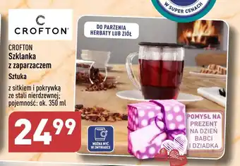 ALDI CROFTON Szklanka z zaparzaczem oferta