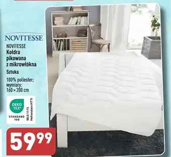 ALDI NOVITESSE Kołdra pikowana z mikrowłókna oferta