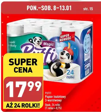 ALDI PUFFI Papier toaletowy 3-warstwowy oferta