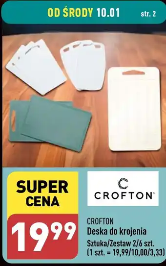 ALDI CROFTON Deska do krojenia 1-6 szt. oferta