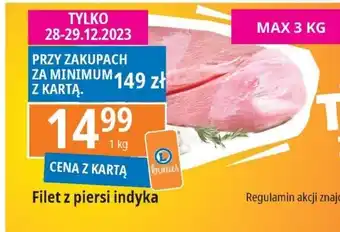 E.Leclerc Filet z piersi indyka 1kg oferta