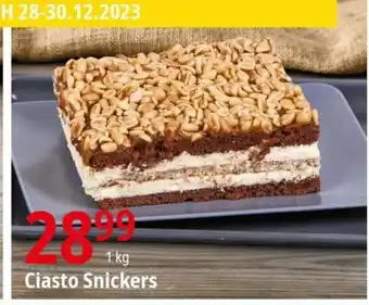 E.Leclerc Ciasto Snickers 1kg oferta