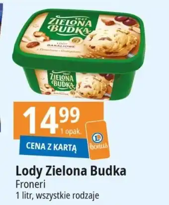 E.Leclerc Lody Zielona Budka Froneri 1l oferta