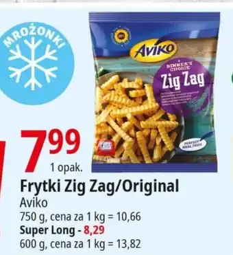 E.Leclerc Frytki Zig Zag/Original Aviko 750g oferta
