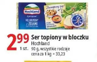 E.Leclerc Ser topiony w bloczku Hochland 90g oferta