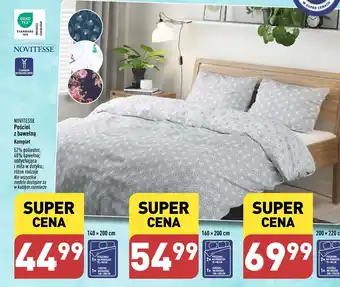 ALDI NOVITESSE Pościel z bawełną 140 x 200 cm oferta