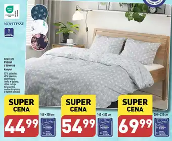 ALDI NOVITESSE Pościel z bawełną 160 x 200 cm oferta
