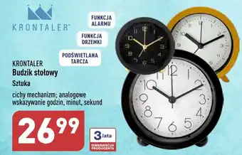 ALDI KRONTALER Budzik stołowy oferta