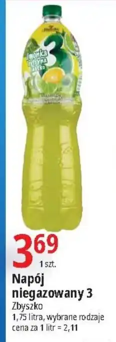 E.Leclerc Napój niegazowany 3 Zbyszko 1,75 l oferta