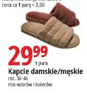 E.Leclerc Kapcie damskie/męskie oferta