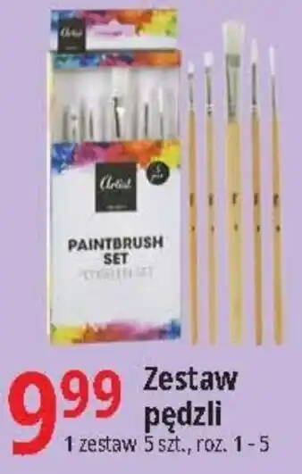 E.Leclerc Zestaw pędzli oferta