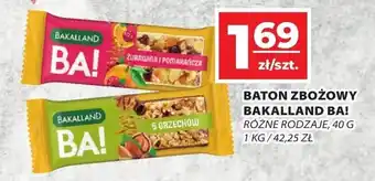 Top Market BATON ZBOŻOWY BAKALLAND BA! 40 G oferta