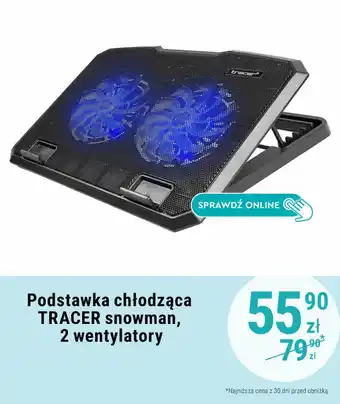 Biedronka Podstawka chłodząca TRACER snowman, 2 wentylatory oferta