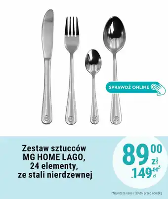 Biedronka Zestaw sztucców MG HOME LAGO, 24 elementy, ze stali nierdzewnej oferta
