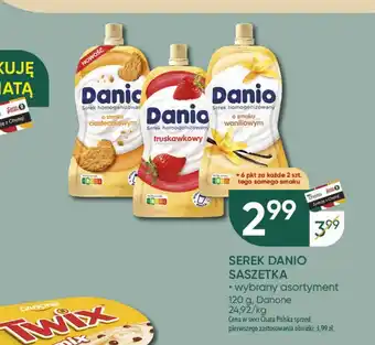 Chata Polska SEREK DANIO SASZETKA 120 g oferta