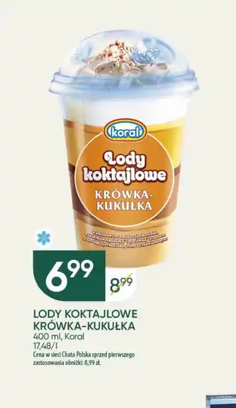 Chata Polska LODY KOKTAJLOWE KRÓWKA-KUKUŁKA 400 ml oferta