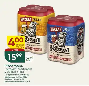 Chata Polska PIWO KOZEL 4 x 500 ml oferta